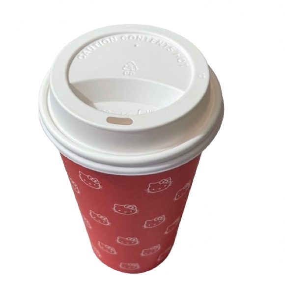 NEW Hello Kitty Hot Cup Set Of 10 W/ Lids + Sleeves - Picture 6 of 15